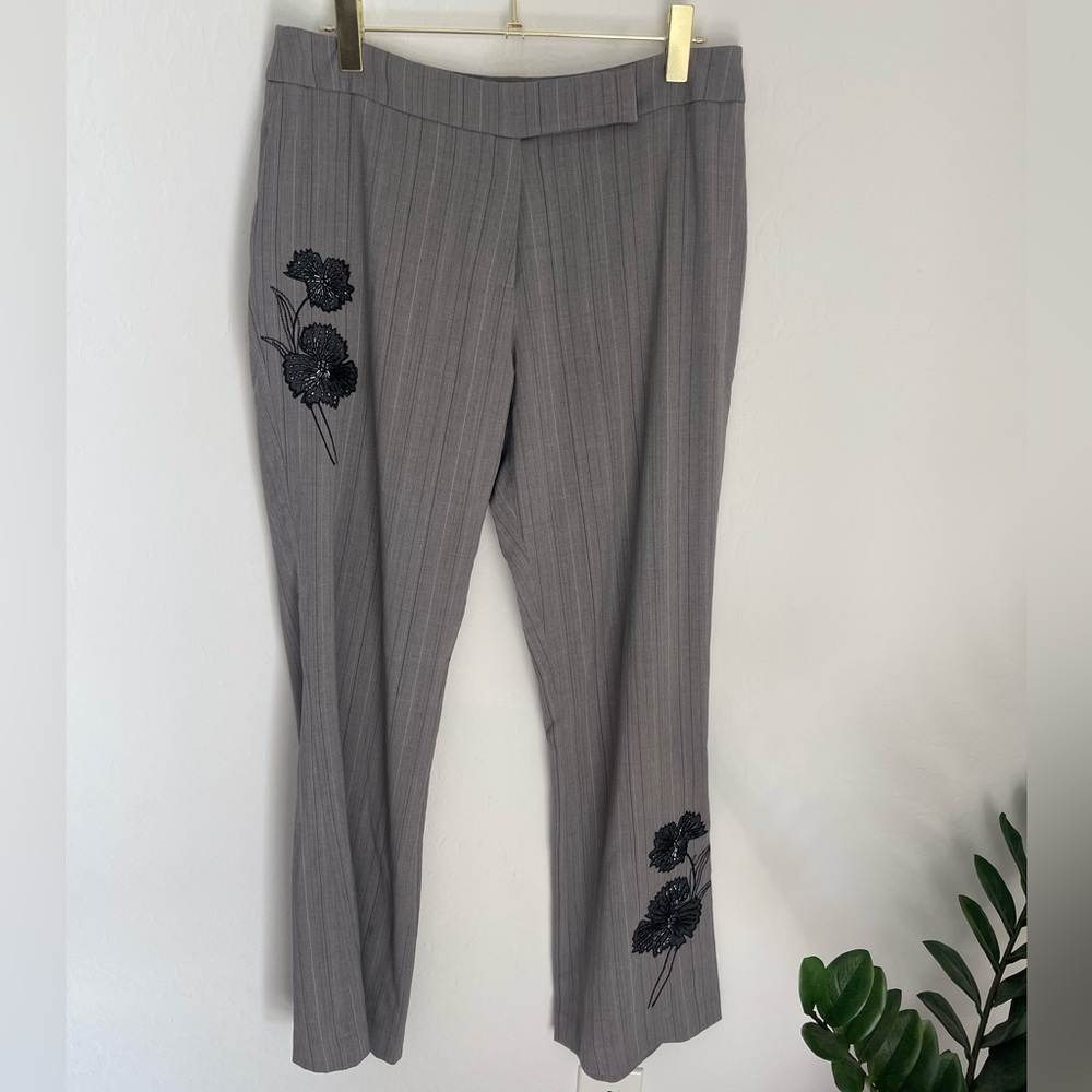 KIM PARRISH COLLECTION Plus Size Wide Leg Dress Pants Size 14